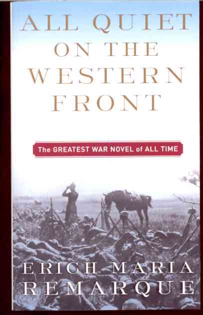 Image for ALL QUIET ON THE WESTERN FRONT