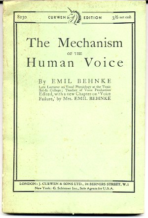Image for THE MECHANISM OF THE HUMAN VOICE