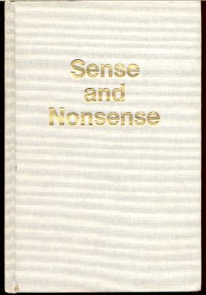Image for SENSE AND NONSENSE History and Genealogy