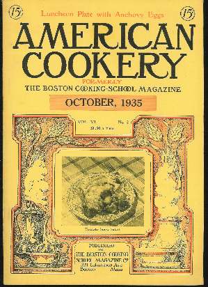 Image for AMERICAN COOKERY, OCTOBER 1935