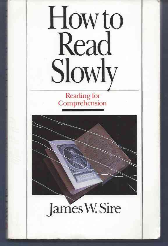 Image for HOW TO READ SLOWLY Reading for Comprehension