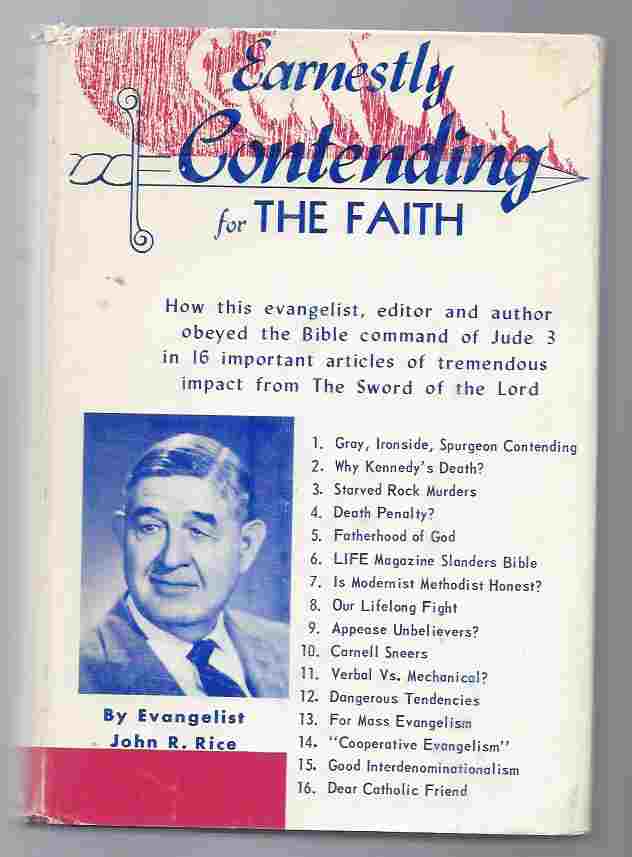 Image for EARNESTLY CONTENDING FOR THE FAITH