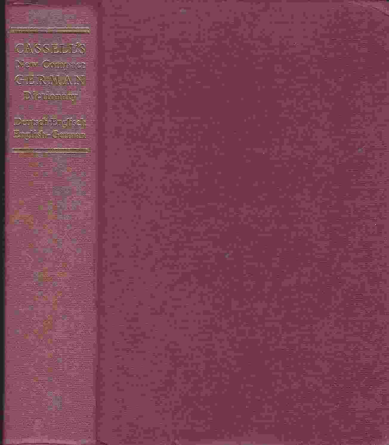 Image for CASSELL'S NEW COMPACT GERMAN-ENGLISH, ENGLISH-GERMAN DICTIONARY