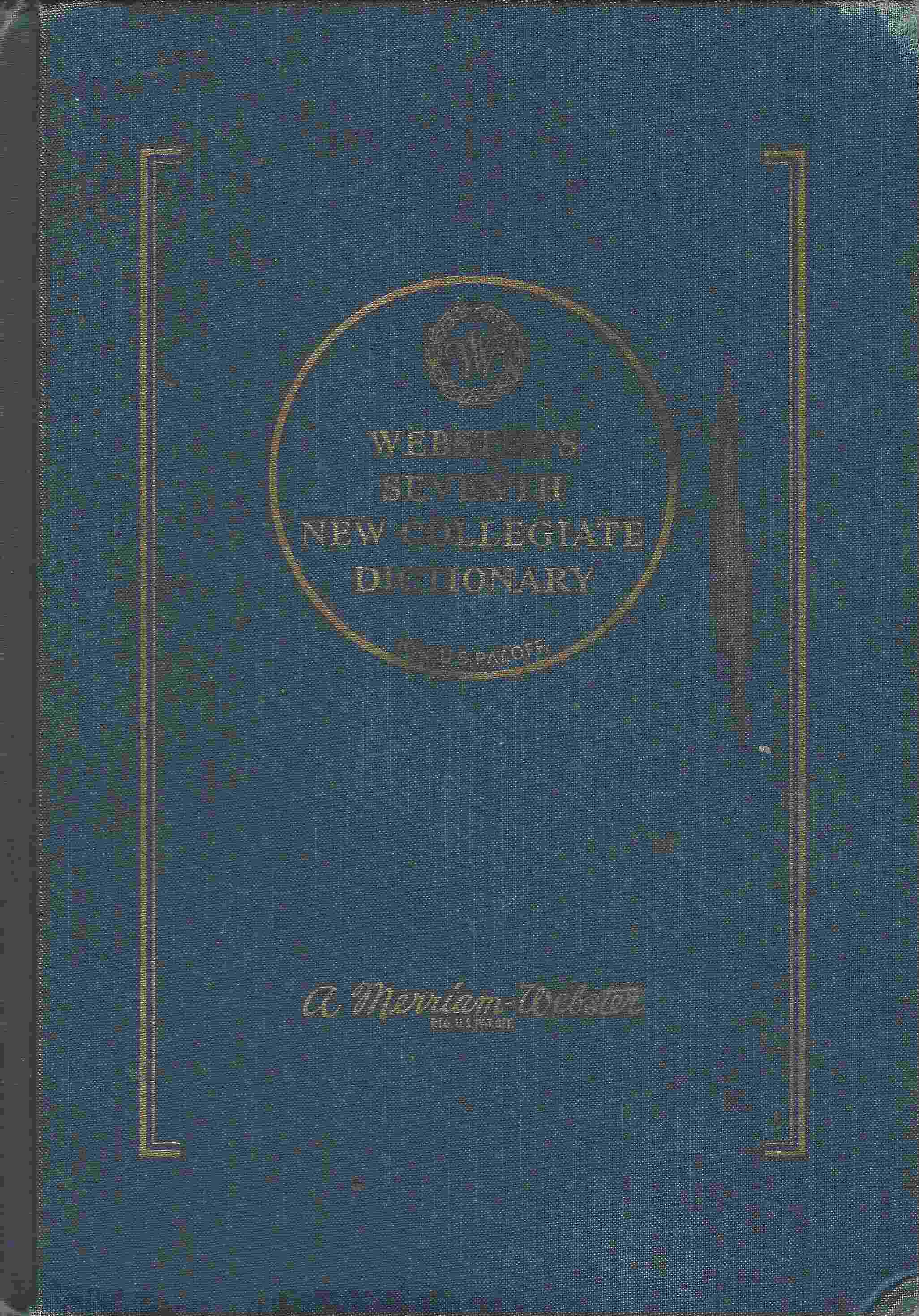 Image for WEBSTER'S SEVENTH NEW COLLEGIATE DICTIONARY