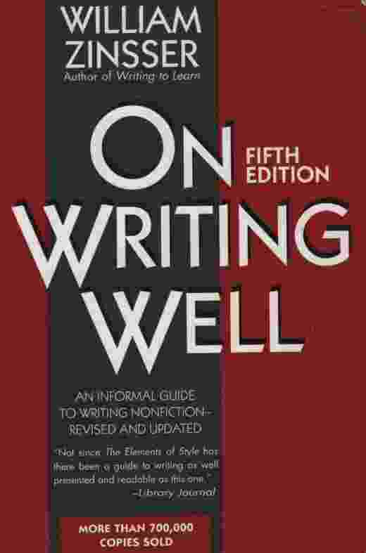 Image for ON WRITING WELL, 5TH EDITION An Informal Guide to Writing Nonfiction