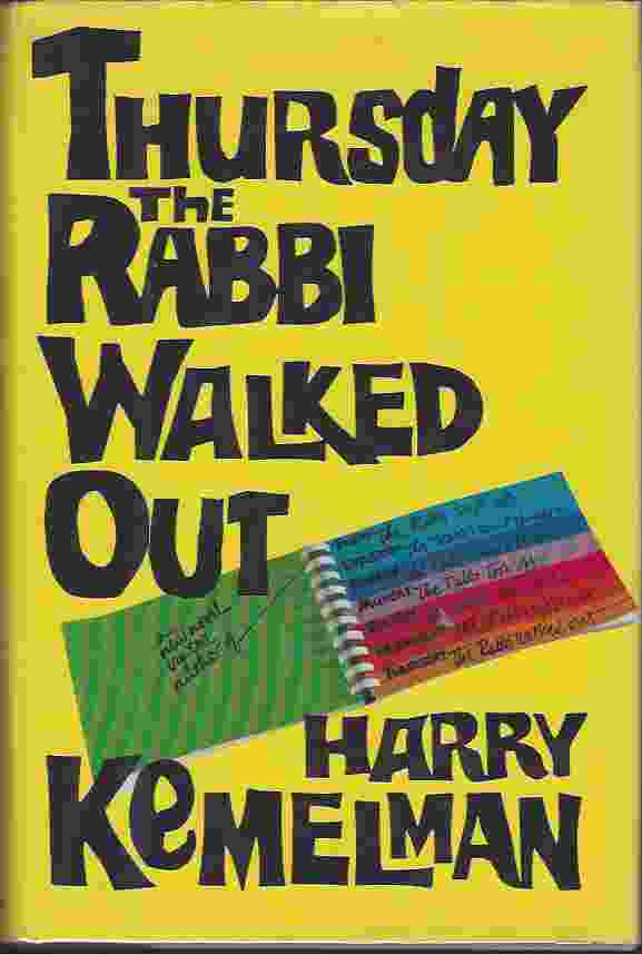 Image for THURSDAY THE RABBI WALKED OUT