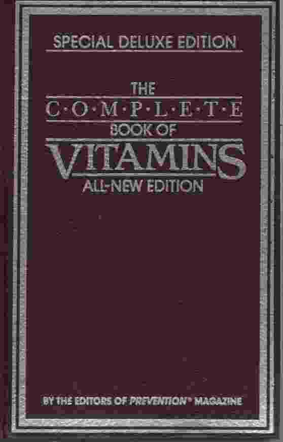 Image for THE COMPLETE BOOK OF VITAMIS