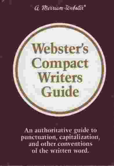 Image for WEBSTER'S COMPACT WRITERS GUIDE