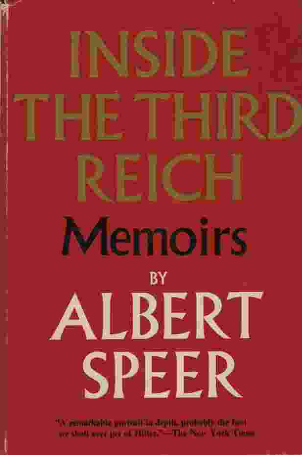 Image for INSIDE THE THIRD REICH Memoirs