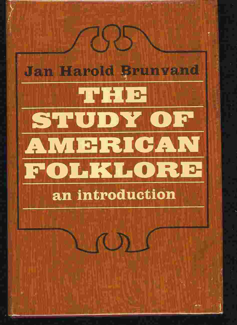 Image for THE STUDY OF AMERICAN FOLKLORE An Introduction
