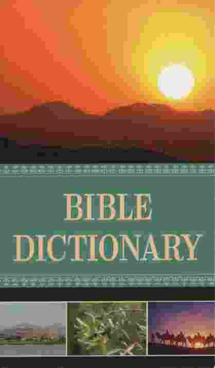 Image for BIBLE DICTIONARY