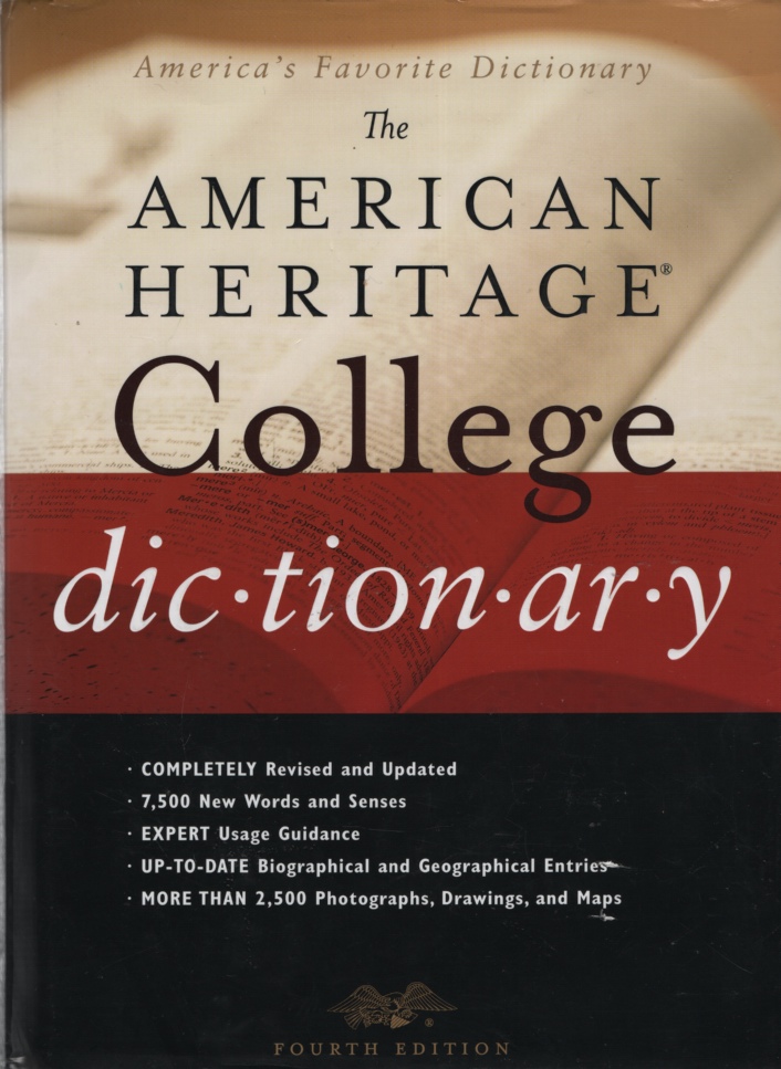 Image for THE AMERICAN HERITAGE COLLEGE DICTIONARY, 4TH EDITION