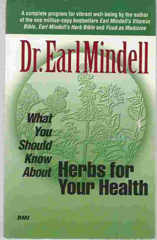 Image for WHAT YOU SHOULD KNOW ABOUT HERBS FOR YOUR HEALTH