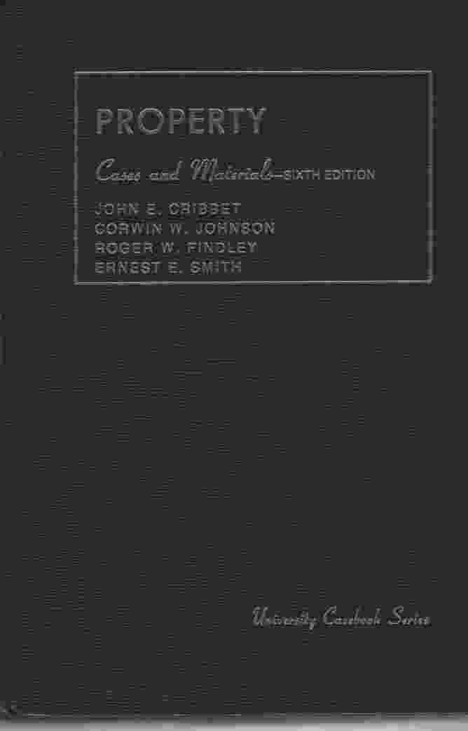 Image for CASES AND MATERIALS ON PROPERTY, 6TH EDITION
