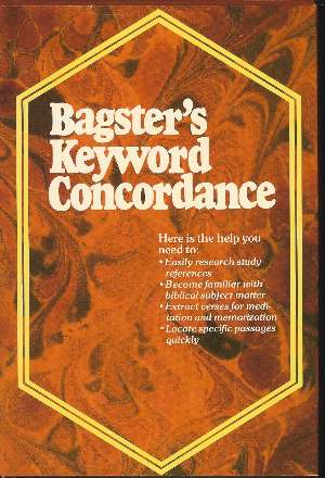 Image for BAGSTER'S KEYWORD CONCORDANCE