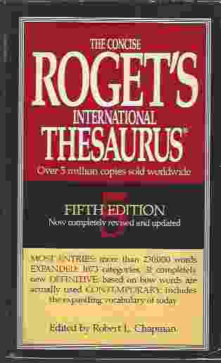 Image for THE CONCISE ROGET'S INTERNATIONAL THESAURUS, 5TH EDITION