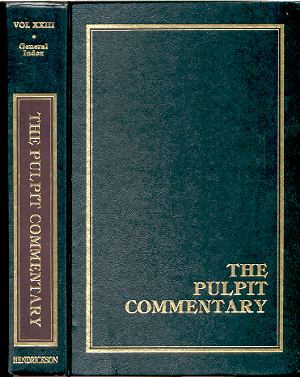 Image for THE PULPIT COMMENTARY VOLUME 23: GENERAL INDEX